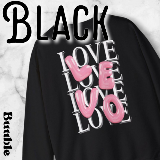 LEVO Bubble Pink Letter – Buuble Cute Sweatshirt