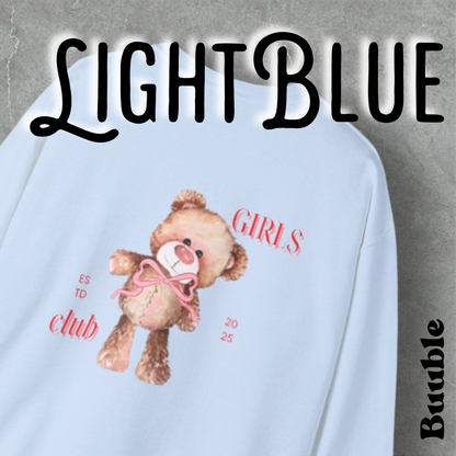 Girls Club 2025™ – Sweet & Strong Vibe | Buuble Teddy Hoodie