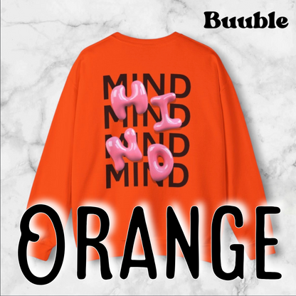 MIND Bubble Pink Glossy Sweatshirt – Buuble Special Design