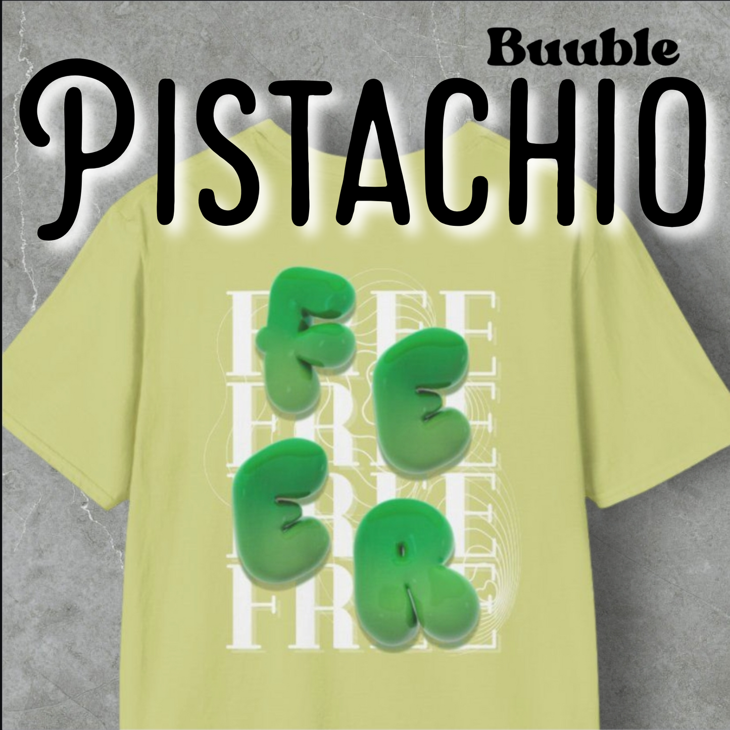 FEER Bubble Green Letter T-Shirt – Buuble