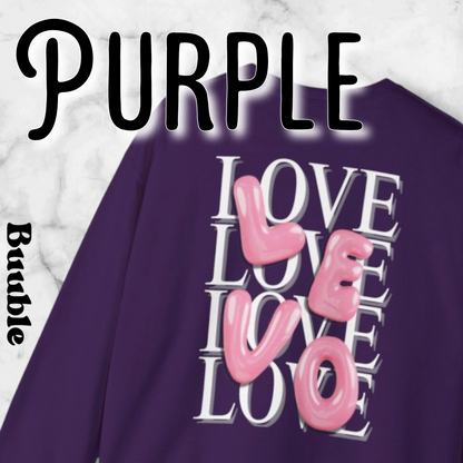 LEVO Bubble Pink Letter – Buuble Cute Sweatshirt