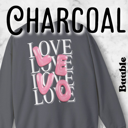 LEVO Bubble Pink Letter – Buuble Cute Sweatshirt