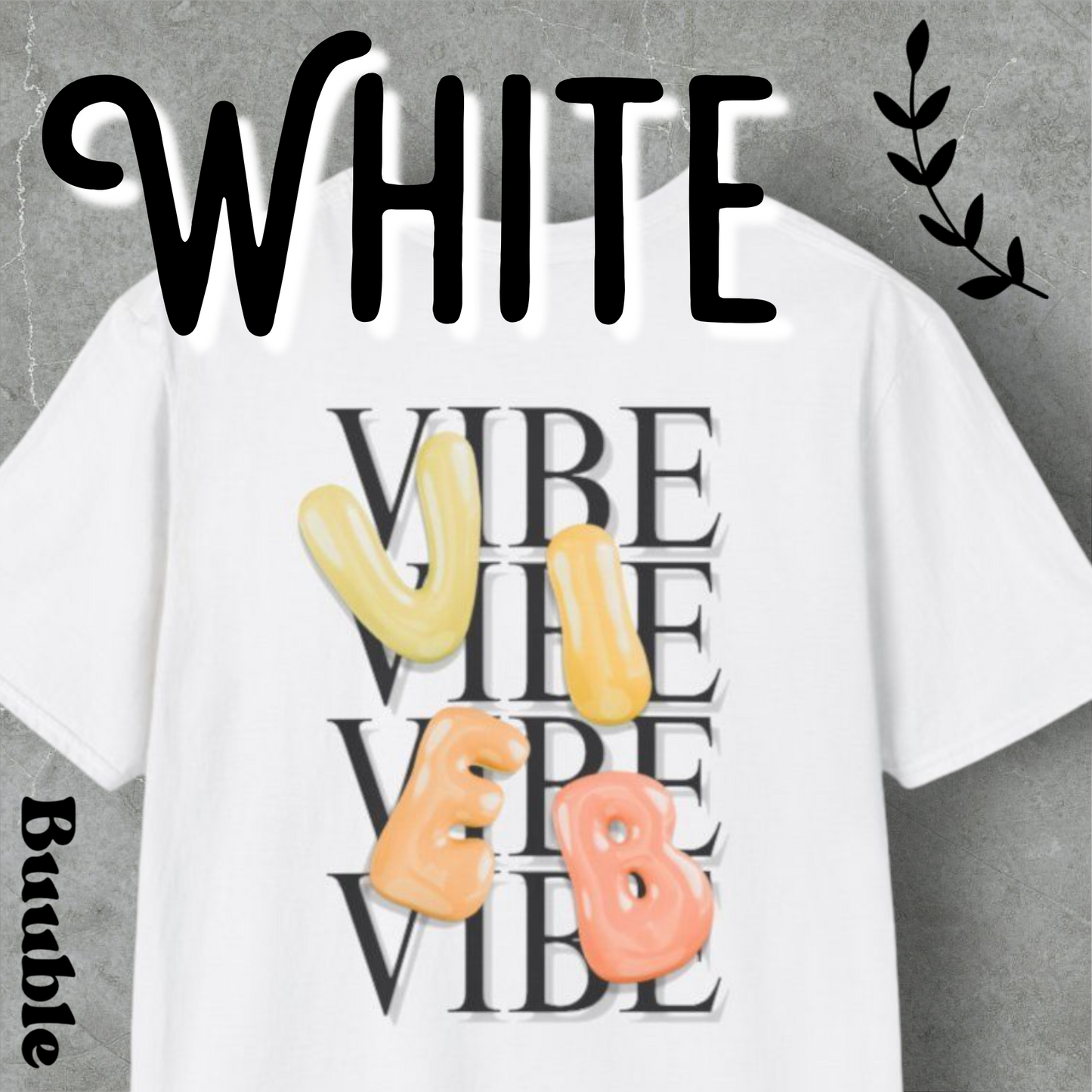 VIEB Buuble T-shirt - Grand Bubble Letters