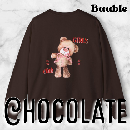 Girls Club 2025™ – Sweet & Strong Vibe | Buuble Teddy Hoodie