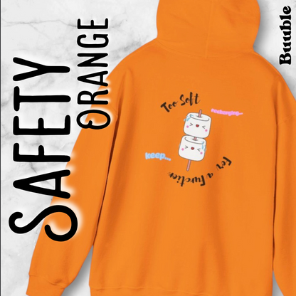 Too Soft For a Function - Keep and Recharging - Cute&Mindful Buuble Hoodie