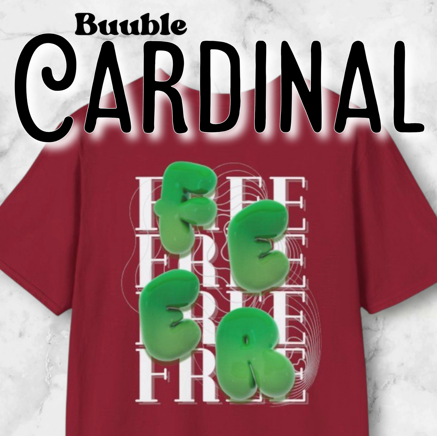 FEER Bubble Green Letter T-Shirt – Buuble