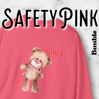 Girls Club 2025™ – Sweet & Strong Vibe | Buuble Teddy Hoodie