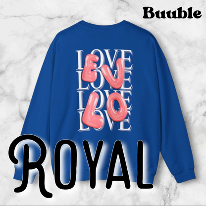 EVLO Bubble Red Letter Sweatshirt – Buuble Special Edition
