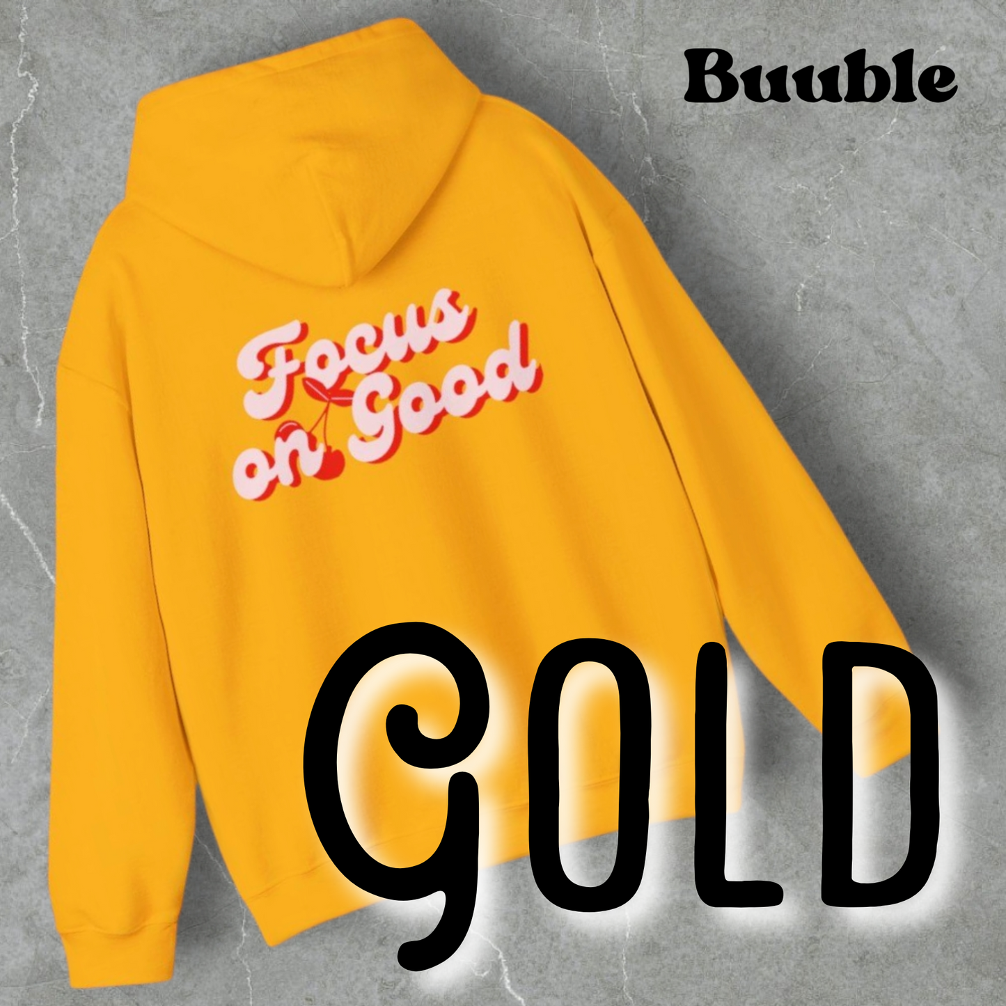 Focus on Good™ - Amazing & Cute Cherry Back Hoodie by Buuble