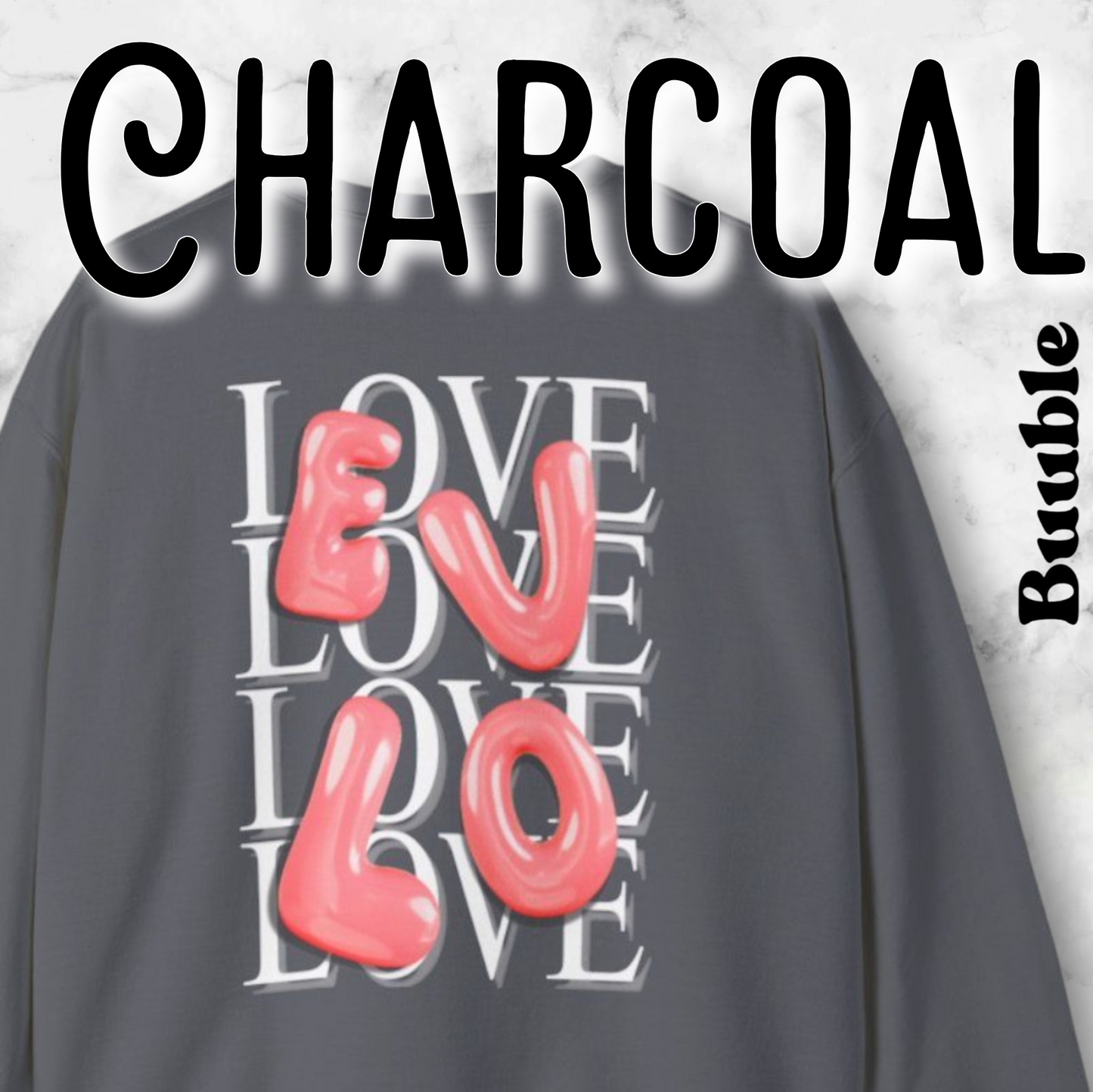 EVLO Bubble Red Letter Sweatshirt – Buuble Special Edition