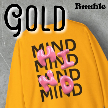 MIND Bubble Pink Glossy Sweatshirt – Buuble Special Design