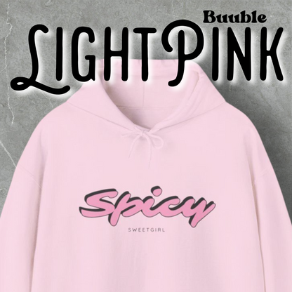 Spicy Sweetgirl ™ – Buuble Pink & Playful Letters Hoodie