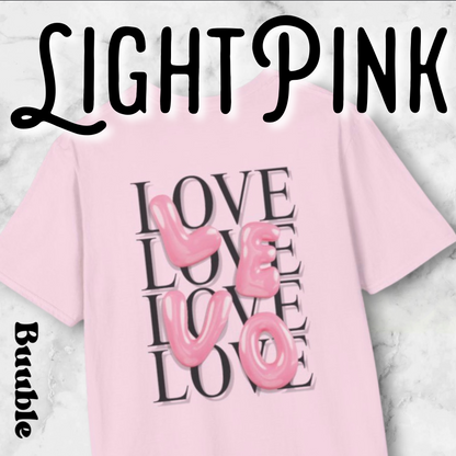 LEVO Bubble Pink Letter T-Shirt – Buuble Special Glossy