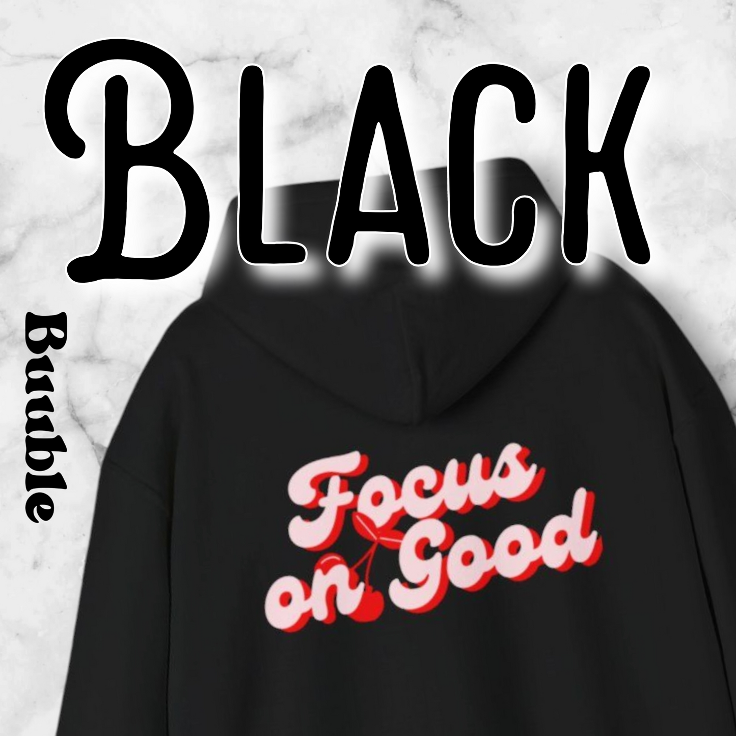 Focus on Good™ - Amazing & Cute Cherry Back Hoodie by Buuble