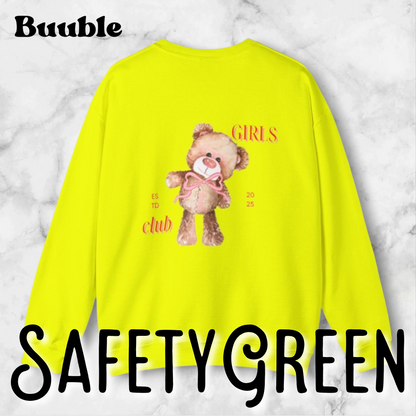 Girls Club 2025™ – Sweet & Strong Vibe | Buuble Teddy Hoodie