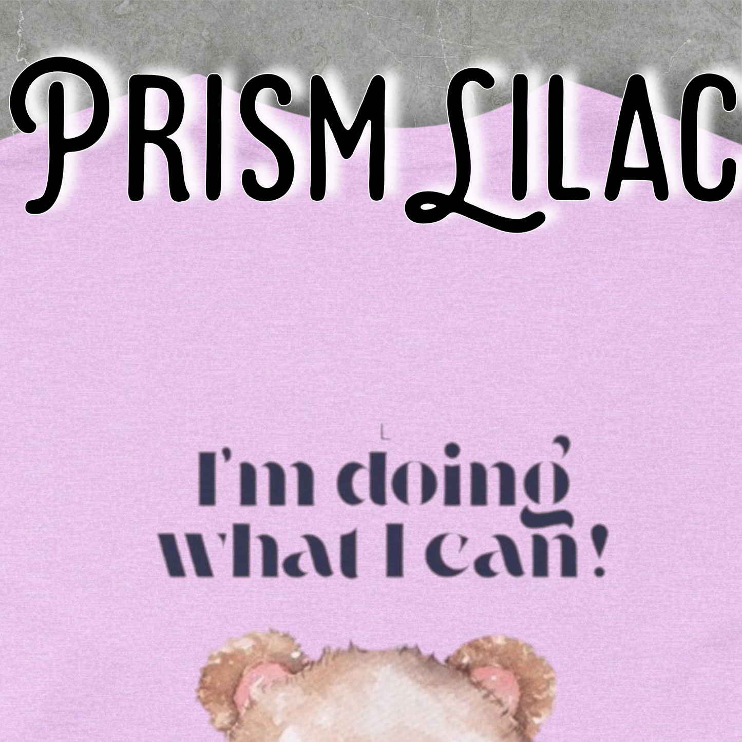 I’m Doing What I Can!™ – Buuble Teddy Super Cute & Motivational T-shirt