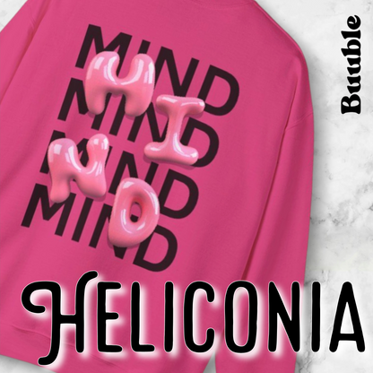 MIND Bubble Pink Glossy Sweatshirt – Buuble Special Design