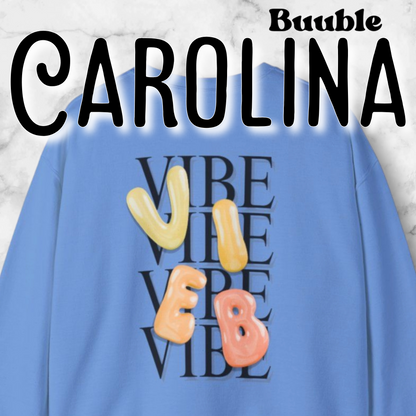 VIBE Bubble Yellow&Orange Letters Sweatshirt | Buuble