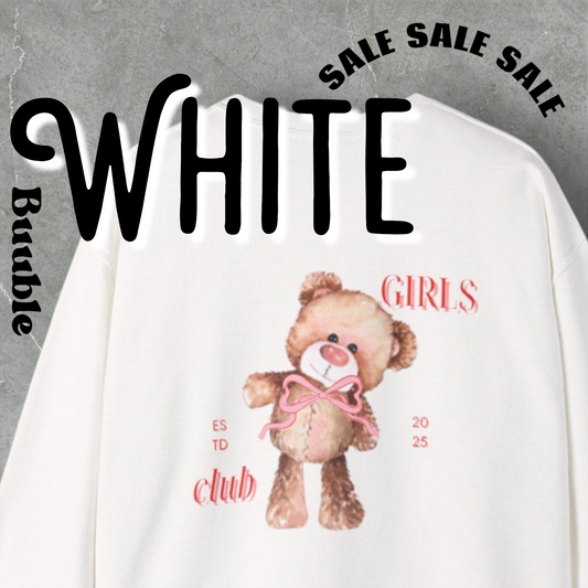 Girls Club 2025™ – Sweet & Strong Vibe | Buuble Teddy Hoodie