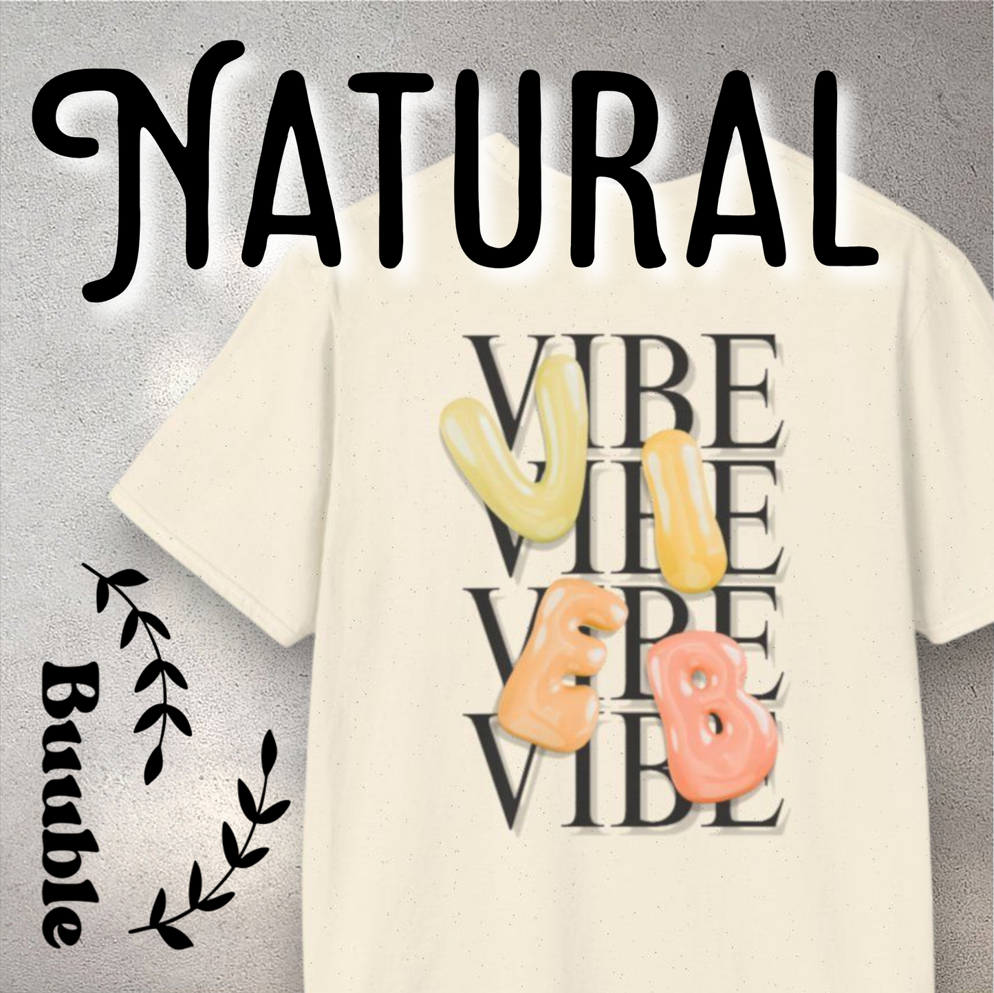 VIEB Buuble T-shirt - Grand Bubble Letters