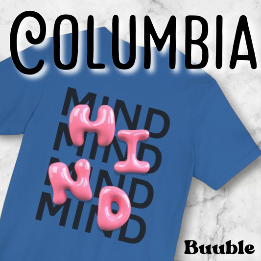 Buuble Pink MIND Glossy - Super Trendy & Comfortable T-shirt