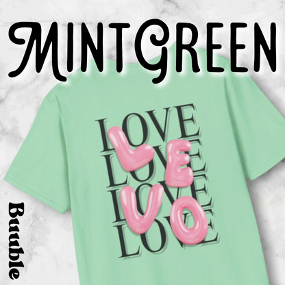 LEVO Bubble Pink Letter T-Shirt – Buuble Special Glossy