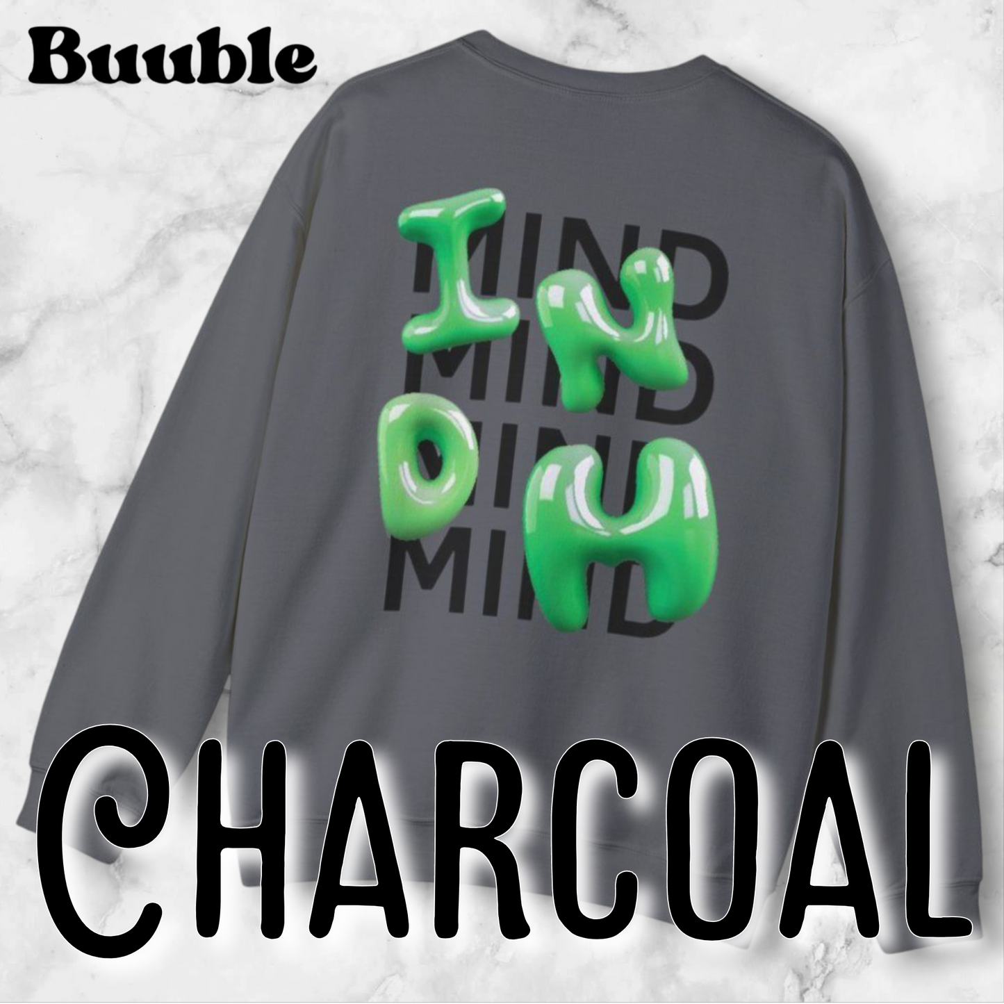 INDM Green Bubble Letter Sweatshirt – Buuble Special Edition