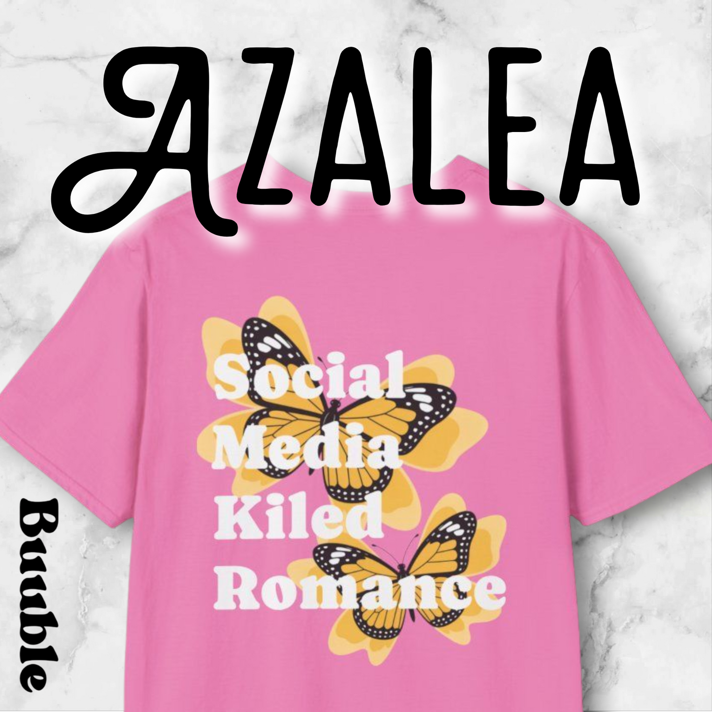 Social Media Killed Romance – Buuble T-Shirt