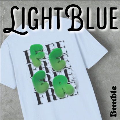 FEER Bubble Green Letter T-Shirt – Buuble