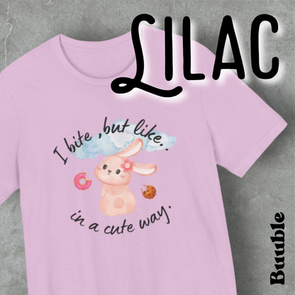 I Bite, But Like… In a Cute Way™ – Cute Buuble Bunny T-shirt