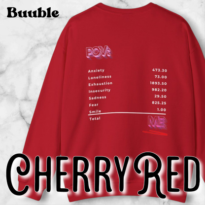 POV : ME Receipt™ - Emotionally Cool Sweatshirt - by Buuble