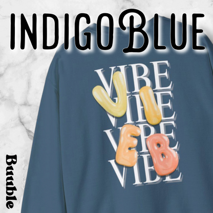 VIBE Bubble Yellow&Orange Letters Sweatshirt | Buuble