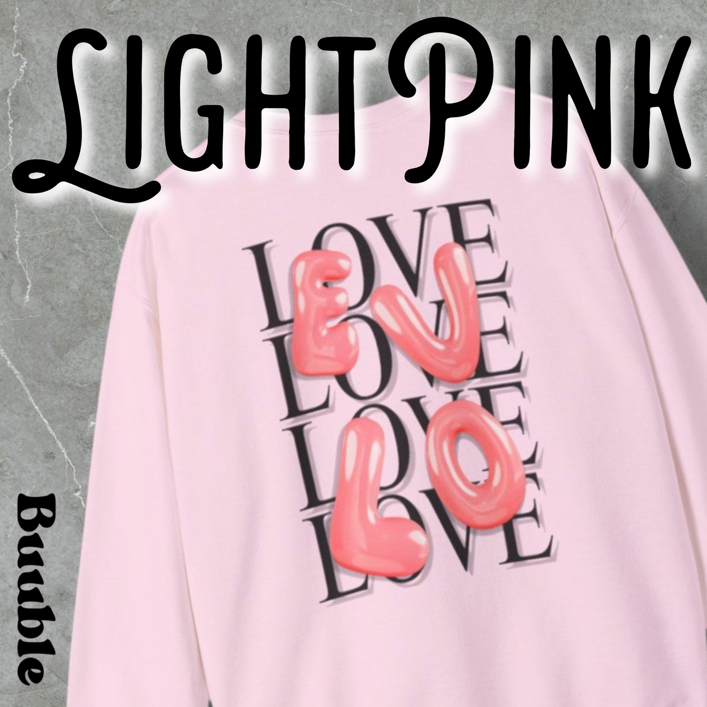 EVLO Bubble Red Letter Sweatshirt – Buuble Special Edition
