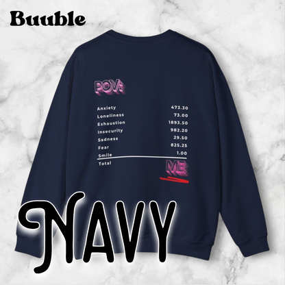 POV : ME Receipt™ - Emotionally Cool Sweatshirt - by Buuble