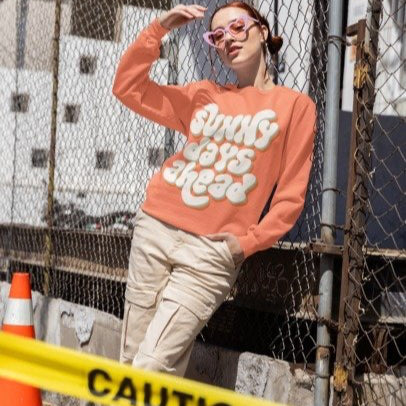 Sunny Days Ahead Sweatshirt - Ideal for Friends & Family and You