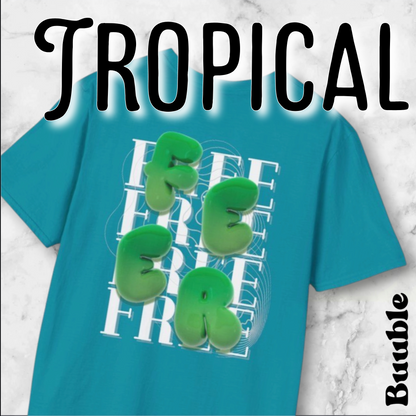 FEER Bubble Green Letter T-Shirt – Buuble