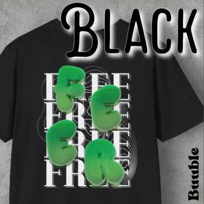 FEER Bubble Green Letter T-Shirt – Buuble