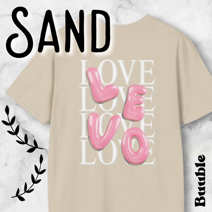 LEVO Bubble Pink Letter T-Shirt – Buuble Special Glossy