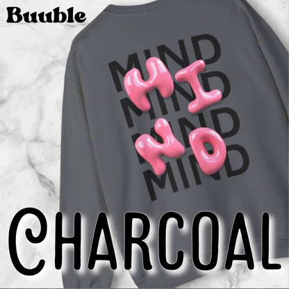 MIND Bubble Pink Glossy Sweatshirt – Buuble Special Design