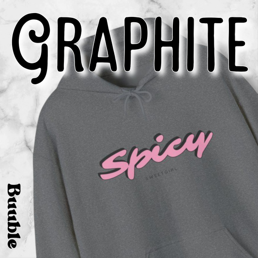 Spicy Sweetgirl ™ – Buuble Pink & Playful Letters Hoodie