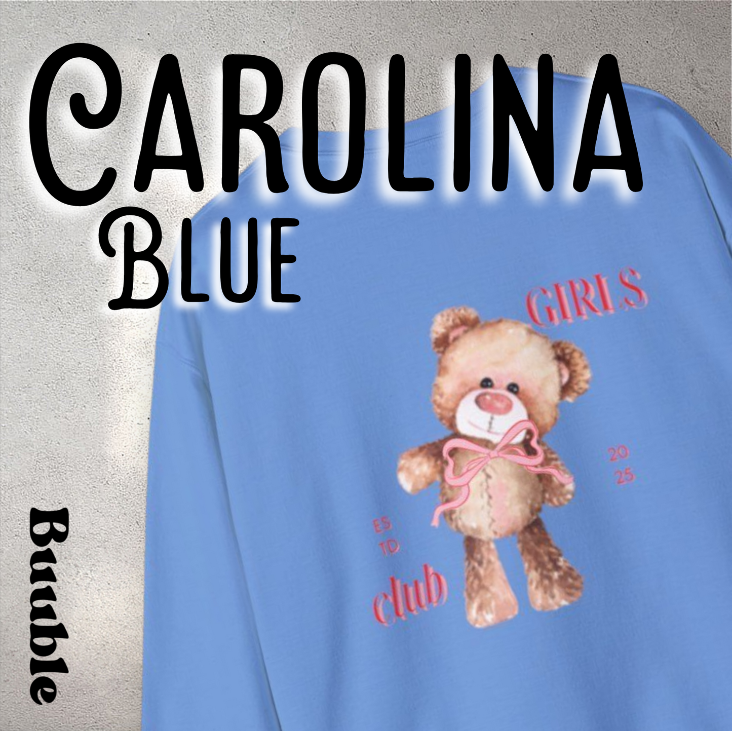 Girls Club 2025™ – Sweet & Strong Vibe | Buuble Teddy Hoodie