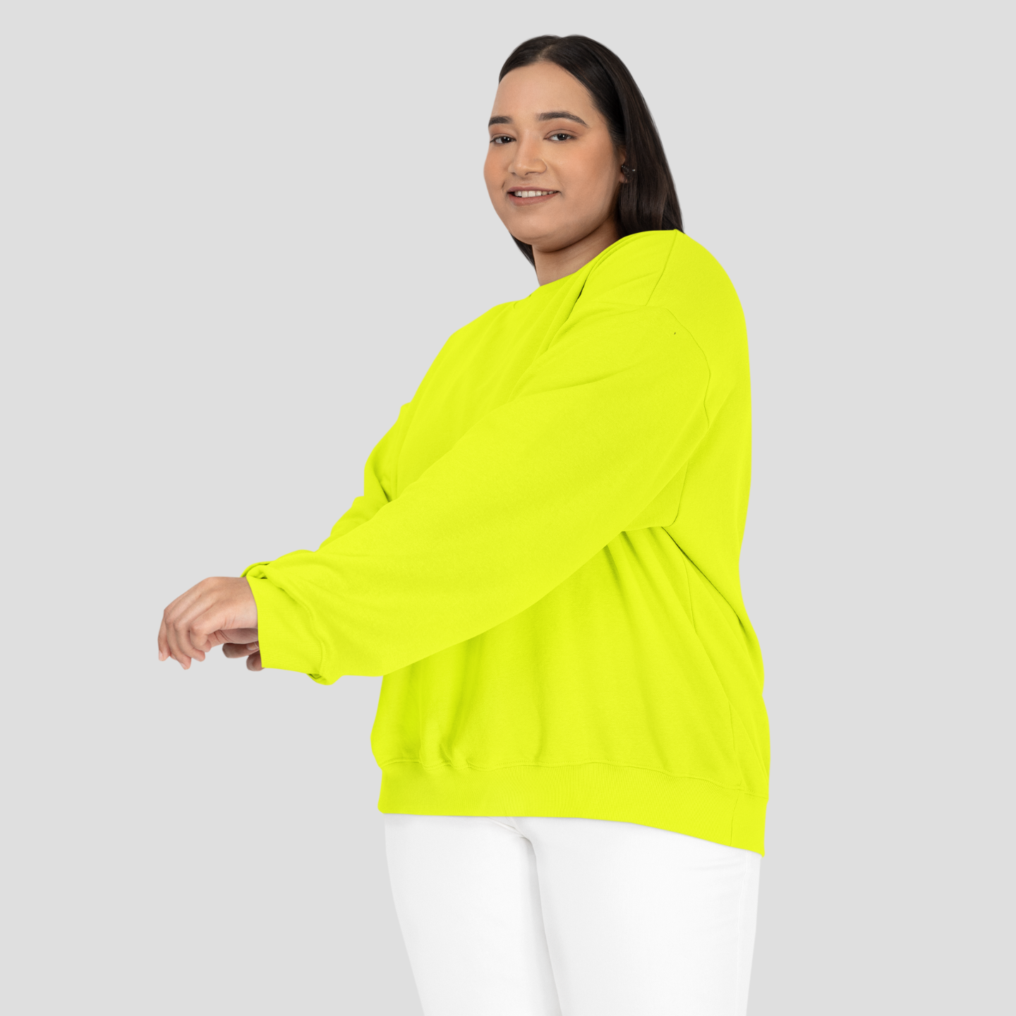 VIBE Bubble Yellow&Orange Letters Sweatshirt | Buuble