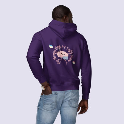 My brain has 47 Tabs Open Handwriting – Cute Mindful Hoodie | Buuble