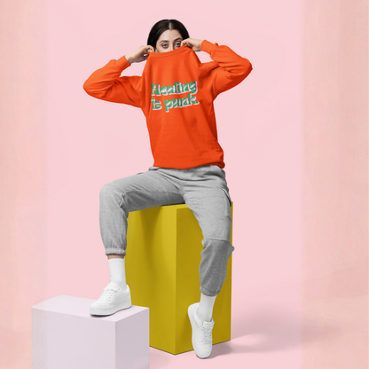 Healing Is Punk Sweatshirt – Comfort Recovery Sweatshirt | Buuble