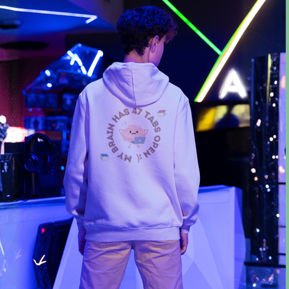 My Brain Has 47 Tabs Open – Hoodie Big Letters | Buuble