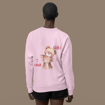 Girls Club 2025™ – Sweet & Strong Vibe | Buuble Teddy Hoodie