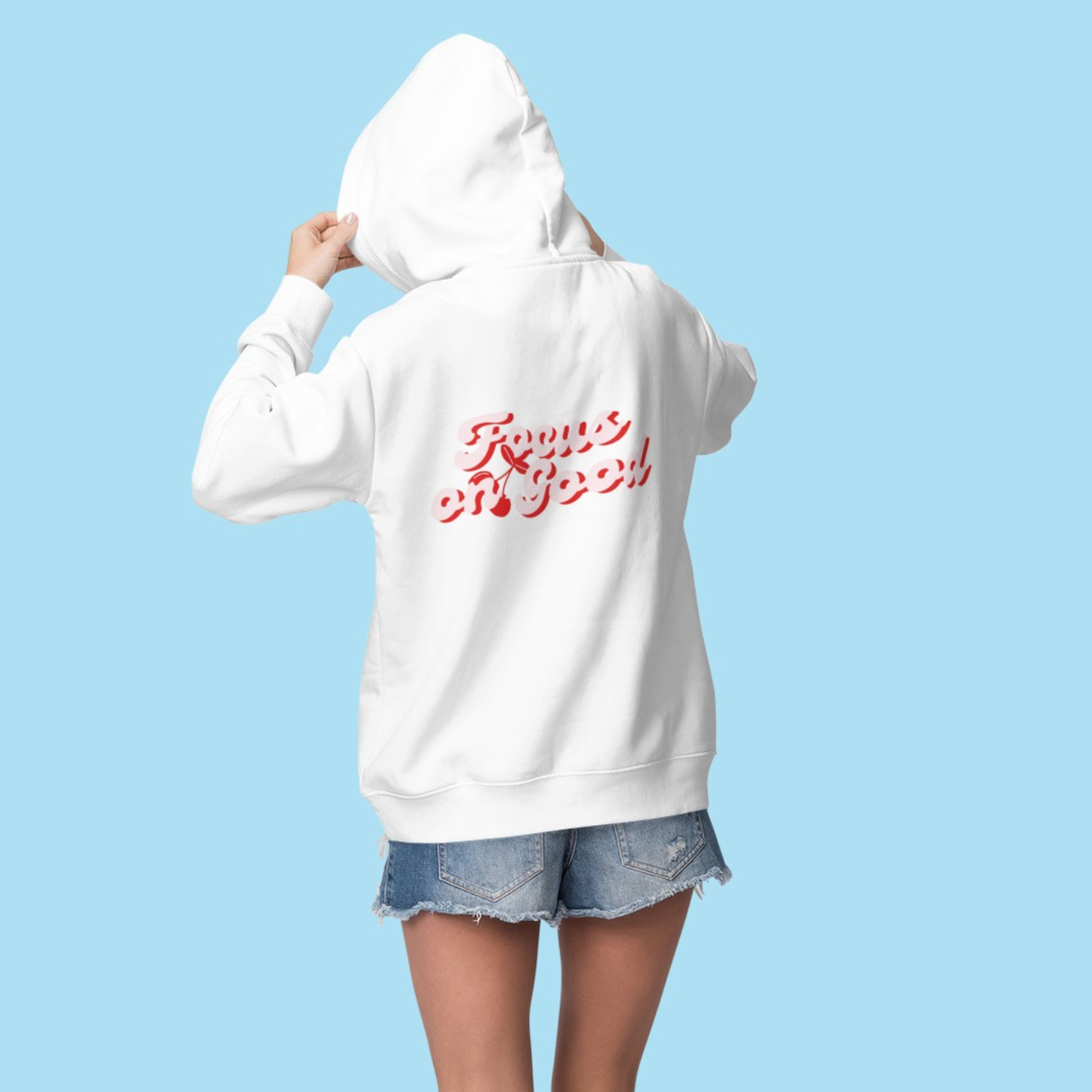 Focus on Good – Cute Cherry Hoodie | Buuble