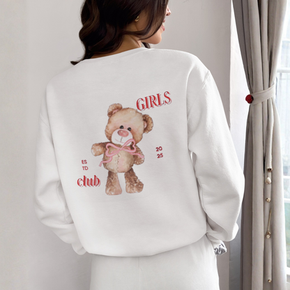Girls Club 2025™ – Sweet & Strong Vibe | Buuble Teddy Hoodie