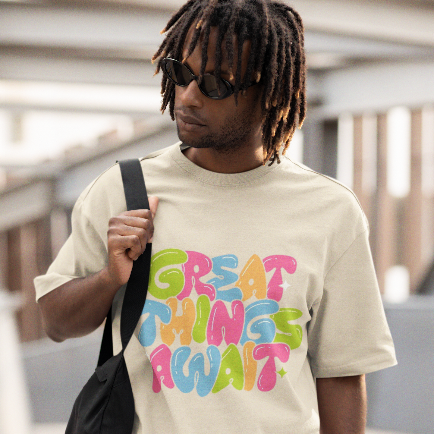 person Buuble wear