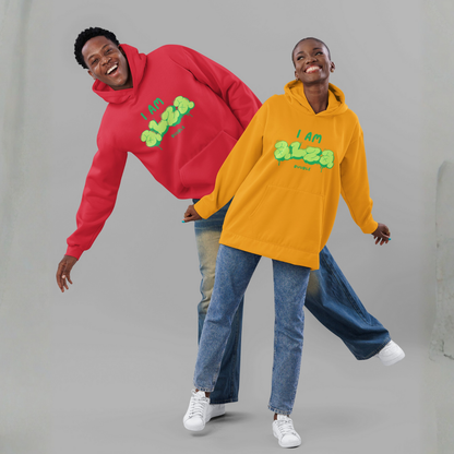 I AM ALZA Hoodie – Neon Graffiti Style | Buuble